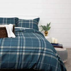 Southshore Fine Living Vilano Plaid Oversized Down Alternative Comforter Set -Home Decoration Store GUEST 00620862 2830 4592 87d9 6492a624ed49