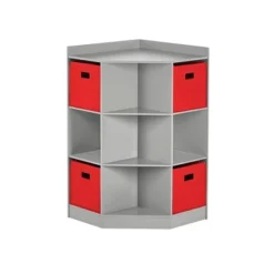 5pc Kids' Corner Cabinet Set With 4 Bins Set - RiverRidge Home -Home Decoration Store GUEST 0184e15b 1408 4e84 b953 1c81d576dc7c