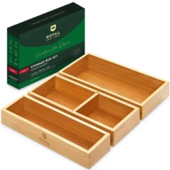 Royal Craft Wood Universal Bamboo Storage Box Set -Home Decoration Store GUEST 0275c963 a4ea 48e2 ba8f 6dc40bdcb2f9