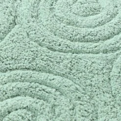 Knightsbridge Beautiful Circle Design Premium Quality Year Round Cotton With Non-Skid Back Bath Rug Sage -Home Decoration Store GUEST 02cd7076 c5ee 480d 9590 6dfb5d5132fa