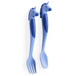2pc Plastic Unicorns Utensil Set - Dinneractive -Home Decoration Store GUEST 06602e40 b5d3 4223 8da4 45e62c582656