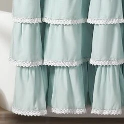 72"x72" Ella Lace Ruffle Shower Curtain - Lush Décor 8 72"x72" Ella Lace Ruffle Shower Curtain - Lush Décor -Home Decoration Store GUEST 071f0072 6322 4460 ac1b b787f4027f1c