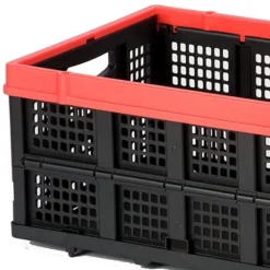Magna Cart Tote 22" X 16" X 11" Lightweight Collapsible And Stackable Plastic Storage Crate For Home Offices And Garages, Black & Red 6 Magna Cart Tote 22" X 16" X 11" Lightweight Collapsible And Stackable Plastic Storage Crate For Home Offices And Garages, Black & Red -Home Decoration Store GUEST 084d8cff 3c53 4bf8 a73f 69d8f89f6207