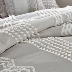 Peri Home Cut Geo Duvet Cover Gray -Home Decoration Store GUEST 08bd2fb8 c867 4f1e 93ea e895fda2ae9a