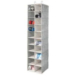 MDesign Large 20 Shelf Fabric Over Rod Closet Hanging Storage Unit -Home Decoration Store GUEST 08cf05cb 6a6d 450e 81b8 510e03655d5a