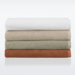 Nate Home By Nate Berkus Cotton Textured Weave Bath Towel Set -Home Decoration Store GUEST 0993065b 5440 44a7 8a29 c0d8f4c1db79