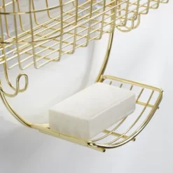 MDesign Steel Metal Curved Bathroom/Shower 2-Tier Caddy With Baskets -Home Decoration Store GUEST 09cebd90 467a 433e 9770 d9396486d4f2