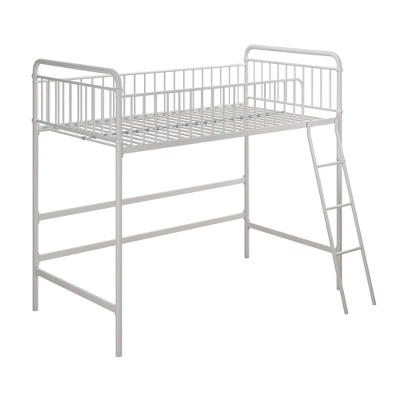 Twin Kaila Metal Loft Bed White - Room & Joy 6 Twin Kaila Metal Loft Bed White - Room & Joy - Image 6