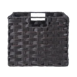 3pc Melanie Woven Fiber 3 Small Basket Set Chocolate - Winsome -Home Decoration Store GUEST 0b683c6a 3dd8 47b2 b7bc 51c0aea721d1