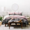 Elisabeth Fredriksson Gradient Cubes Duvet Set Pink - Deny Designs