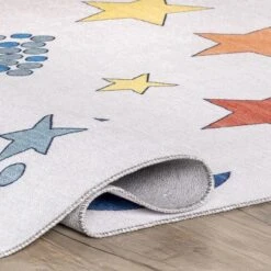 NuLOOM Leonie Outer Space Machine Washable Kids Area Rug -Home Decoration Store GUEST 0cf12d2f 30ee 4851 b983 5b9e98d6e36d