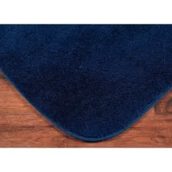 3pc Traditional Nylon Washable Bathroom Rug Set Navy - Garland Rug -Home Decoration Store GUEST 0d3e872d 8fdf 4787 b3aa 3325f3e751c5