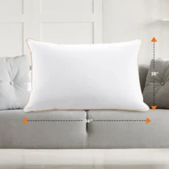 Cheer Collection Luxurious Gel Fiber Filled Bed Pillows Set Of 2