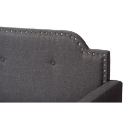 Twin Packer Fabric Upholstered Sofa Daybed Gray - Baxton Studio -Home Decoration Store GUEST 0de0a37b 220a 4907 90fc 82ad2a592387