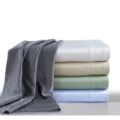 Rayon From Bamboo Deep Pocket Solid Sheet Set 300 Thread Count - Tribeca Living®