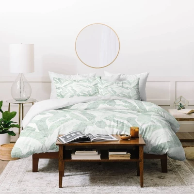Holli Zollinger Banana Leaves Duvet Set - Deny Designs 2 Holli Zollinger Banana Leaves Duvet Set - Deny Designs - Image 2