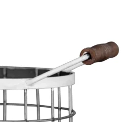 Set Of 2 Oblong Metal & Wood Handled Baskets - Foreside Home & Garden -Home Decoration Store GUEST 0e9cec94 13f9 4f93 a845 f13c5d150d25