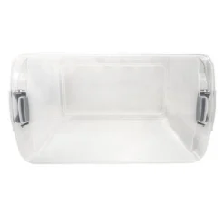 HOMZ 112 Quart Extra Large Rectangular Clear Plastic Storage Container Bins With Secure Latching Lid, Grey Latch, (2-Pack) -Home Decoration Store GUEST 0ec9cd5e 62ee 43b7 bd84 b85aa4be9b28