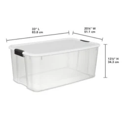 Sterilite 4 Sets Of 116-Quart & 6 Sets Of 18-Quart Heavy-Duty Stackable Clear Latch Lid Storage Container Tote For Home Organization 7 Sterilite 4 Sets Of 116-Quart & 6 Sets Of 18-Quart Heavy-Duty Stackable Clear Latch Lid Storage Container Tote For Home Organization -Home Decoration Store GUEST 0fdc770b dbfb 49b9 8286 97bcbc62aa40