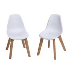 Set Of 2 Kids' Chairs With Beech Legs - Gift Mark -Home Decoration Store GUEST 102a3033 8951 4814 bb57 a93753ff5381