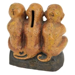Design Toscano Speak No, See No, Hear No Evil Monkeys Still Action Die-Cast Iron Coin Bank -Home Decoration Store GUEST 1342a5f1 b265 4fcb bb4c 764c6a64bf2e