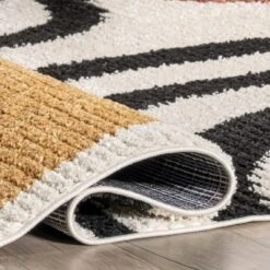 NuLOOM Stefanie Abstract Shapes Tassel Area Rug -Home Decoration Store GUEST 136c2c6e 5844 40a6 9ecf f4e2418425fe