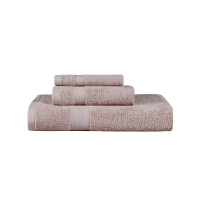 Modern Solid Classic Luxury Cotton 3 Piece Bath, Face, And Hand Towel Set By Blue Nile Mills 7 Modern Solid Classic Luxury Cotton 3 Piece Bath, Face, And Hand Towel Set By Blue Nile Mills - Image 7