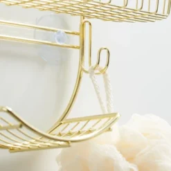 MDesign Steel Metal Curved Bathroom/Shower 2-Tier Caddy With Baskets -Home Decoration Store GUEST 13fcc5f5 4fe6 43a4 9228 237a78cfe970