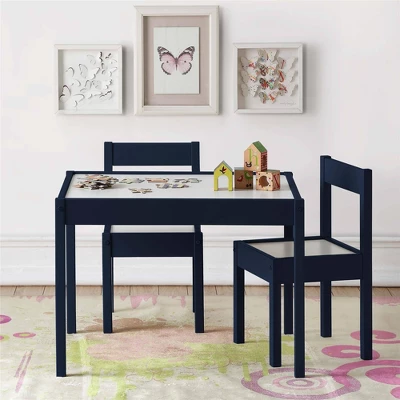 3pc Annya Kiddy Table Set Navy/White - Room & Joy 8 3pc Annya Kiddy Table Set Navy/White - Room & Joy - Image 8