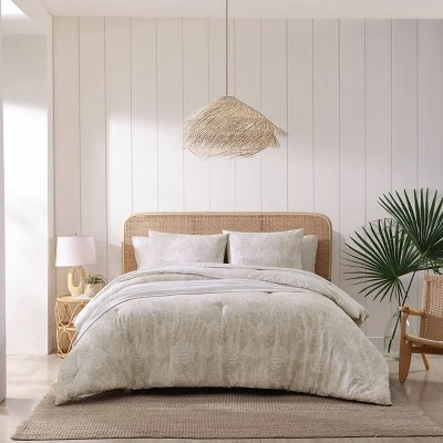Tommy Bahama 3pc Costa Blanca Duvet Cover Bedding Set Beige 1 Tommy Bahama 3pc Costa Blanca Duvet Cover Bedding Set Beige