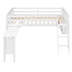 Loft Bed With Removable Desk And Cabinet - ModernLuxe -Home Decoration Store GUEST 152f7977 13e5 4b01 b96e 38cf35dbe6ea