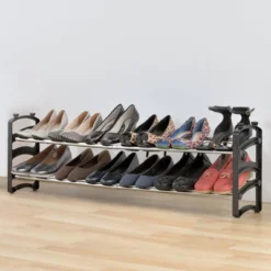 Seville Classics 4 Tier Expandable Stackable 20 Pair Shoe Rack Organizer 27 Seville Classics 4 Tier Expandable Stackable 20 Pair Shoe Rack Organizer -Home Decoration Store GUEST 1532a6f2 403b 4f24 8328 2dfd075404b1