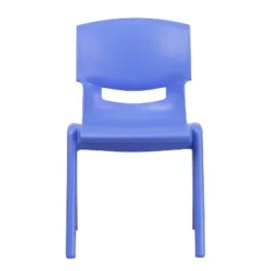 Emma And Oliver 4 Pack Blue Plastic Stack School Chair With 15.5"H Seat, 3rd-7th School Chair -Home Decoration Store GUEST 162bf1d6 5e46 43dc 81af 33ac29113499