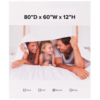 Flash Furniture Capri Comfortable Sleep Premium Fitted 100% Waterproof-Hypoallergenic Vinyl Free Mattress Protector - Breathable Fabric Surface, Queen 6 Flash Furniture Capri Comfortable Sleep Premium Fitted 100% Waterproof-Hypoallergenic Vinyl Free Mattress Protector - Breathable Fabric Surface, Queen - Image 6