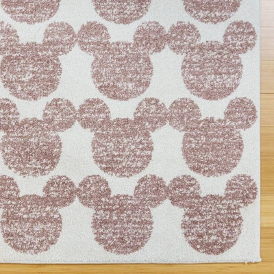 Disney Mickey Mouse Barcelona 7'10"x10' Indoor Area Rug Pink 2 Disney Mickey Mouse Barcelona 7'10"x10' Indoor Area Rug Pink - Image 2