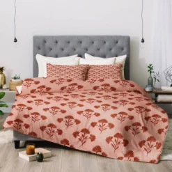 Suri Floral Cherry Schatzi Brown Comforter Set Pink - Deny Designs -Home Decoration Store GUEST 17e3023c 7f99 4392 88ac 7b6a55bbf16d