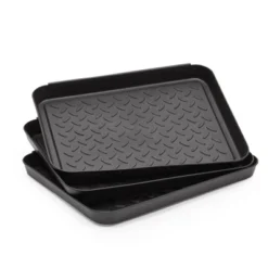 Farmlyn Creek 3 Pack Black Plastic Drip Shoe Mainstays Boot Tray For Entryway, Under Sink, 13.7 X 10.6 In 9 Farmlyn Creek 3 Pack Black Plastic Drip Shoe Mainstays Boot Tray For Entryway, Under Sink, 13.7 X 10.6 In -Home Decoration Store GUEST 18123c11 9caf 4630 9314 1d39a51086bd