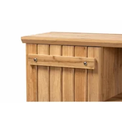 1 Door Eren Farmhouse Natural Wood Shoe Cabinet Brown - Baxton Studio -Home Decoration Store GUEST 187b549d 2e0f 42e6 aa77 2742cf00eb73