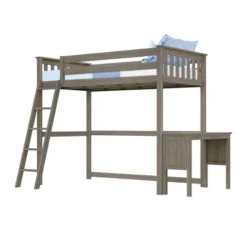 Max & Lily Twin-Size High Loft Bed With Desk -Home Decoration Store GUEST 18e5a91c 6728 45d4 ade7 5c1ae5e13cfe