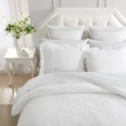 Laura Ashley Eyelet Ruffle Comforter Bedding Set White -Home Decoration Store GUEST 1a54811c d9ff 42f9 b542 6dfb4116e453