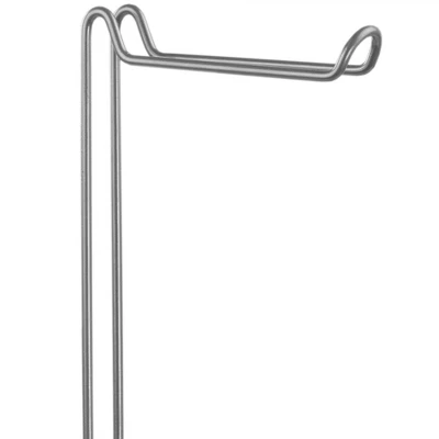 Home Basics Seville Free-Standing Dispensing Toilet Paper Holder, Satin Nickel 3 Home Basics Seville Free-Standing Dispensing Toilet Paper Holder, Satin Nickel - Image 3