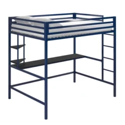 Full Maxwell Metal Loft Bed With Desk & Shelves - Novogratz 16 Full Maxwell Metal Loft Bed With Desk & Shelves - Novogratz -Home Decoration Store GUEST 1e29359c 2645 45f4 a1dc f9350eb1fc22