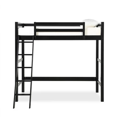 Twin Houston Kids' Wooden Loft Bed With Ladder - Room & Joy 2 Twin Houston Kids' Wooden Loft Bed With Ladder - Room & Joy - Image 2