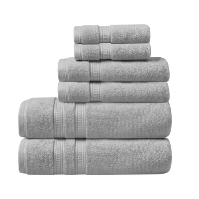 6pc Plume Cotton Feather Touch Antimicrobial Bath Towel Set - Beautyrest 8 6pc Plume Cotton Feather Touch Antimicrobial Bath Towel Set - Beautyrest - Image 8