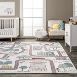 NuLOOM Chalea Kids Town Machine Washable Area Rug 17 NuLOOM Chalea Kids Town Machine Washable Area Rug -Home Decoration Store GUEST 2056df23 d04b 41ea a1cb ad8fec5b1072