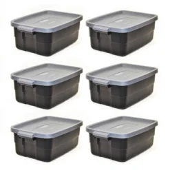 Rubbermaid Roughneck 3 Gallon Rugged Storage Tote With Lid And Handles For Home, Basement, Garage, (6 Pack) 13 Rubbermaid Roughneck 3 Gallon Rugged Storage Tote With Lid And Handles For Home, Basement, Garage, (6 Pack) -Home Decoration Store GUEST 206328f3 dc64 4971 a747 0a6c7b740c3b