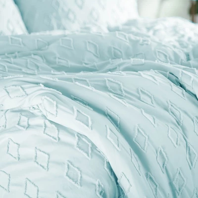 Southshore Fine Living Delta Clipped Jacquard Ultra-soft Duvet Cover Set With Shams 5 Southshore Fine Living Delta Clipped Jacquard Ultra-soft Duvet Cover Set With Shams - Image 5