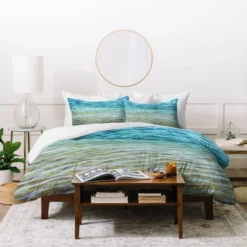 Ombre Sea Lightweight Duvet Cover - Deny Designs®