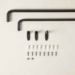 French Return Curtain Rod Matte Black - Hearth & Hand™ With Magnolia -Home Decoration Store GUEST 222d72d9 a14d 44cc 9a47 af5b627255f7