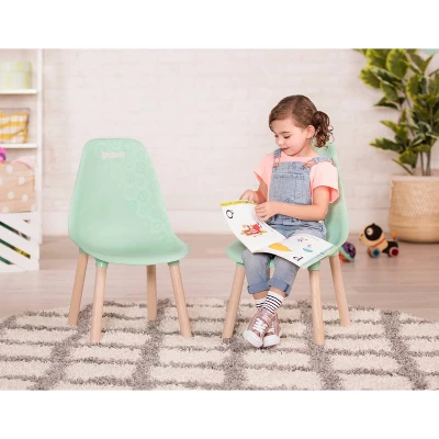 Set Of 2 Kid Century Modern Kids' Chairs - B. Spaces 1 Set Of 2 Kid Century Modern Kids' Chairs - B. Spaces